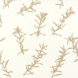 Rosemary (Taupe) - white - £130 per 3m roll (134cm wide roll)