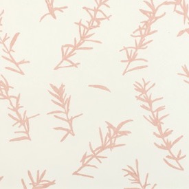 Rosemary (Pale Pink) - white - £130 per 3m roll (134cm wide roll)